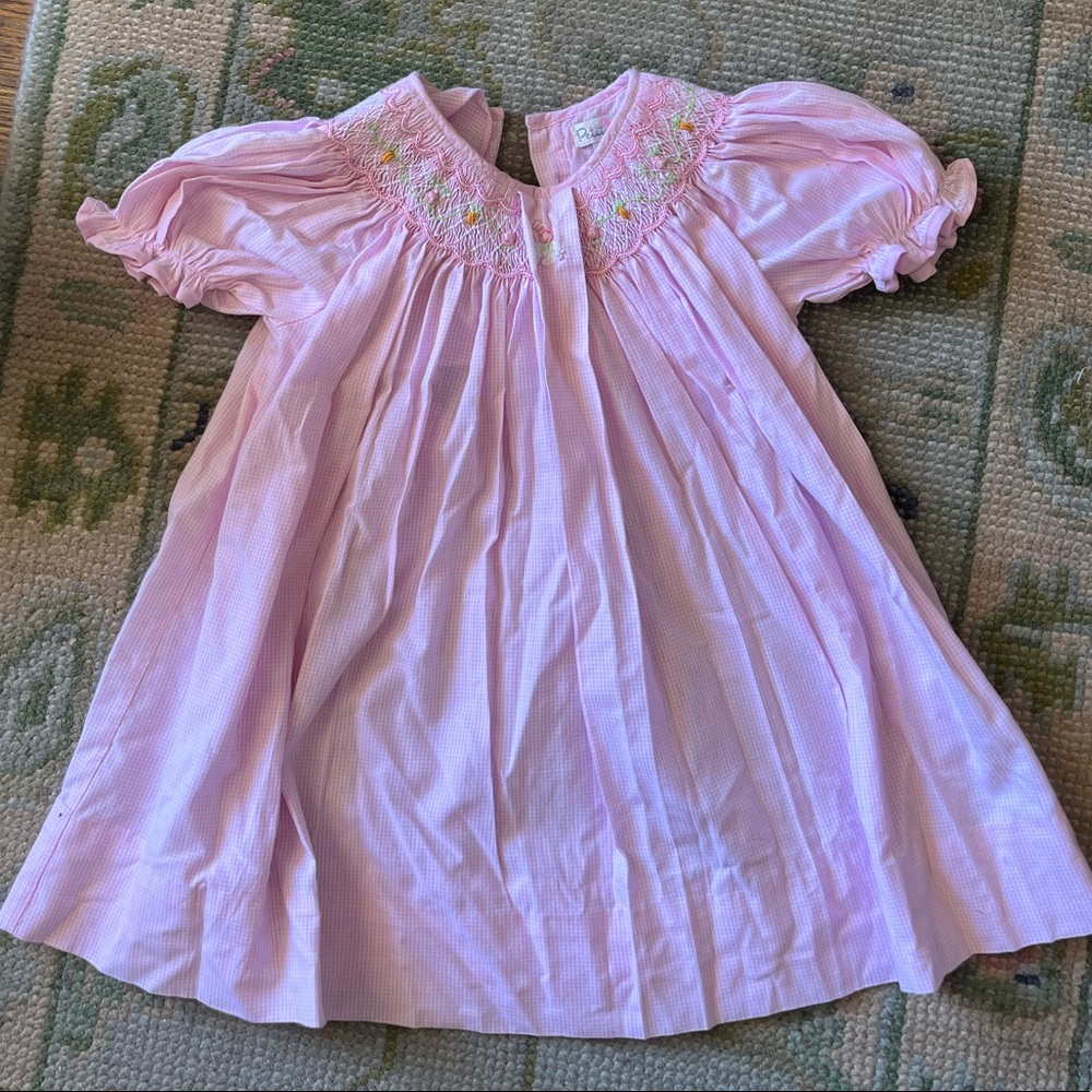 Petit Ami 18 Mo Pink Smocked Easter Dress